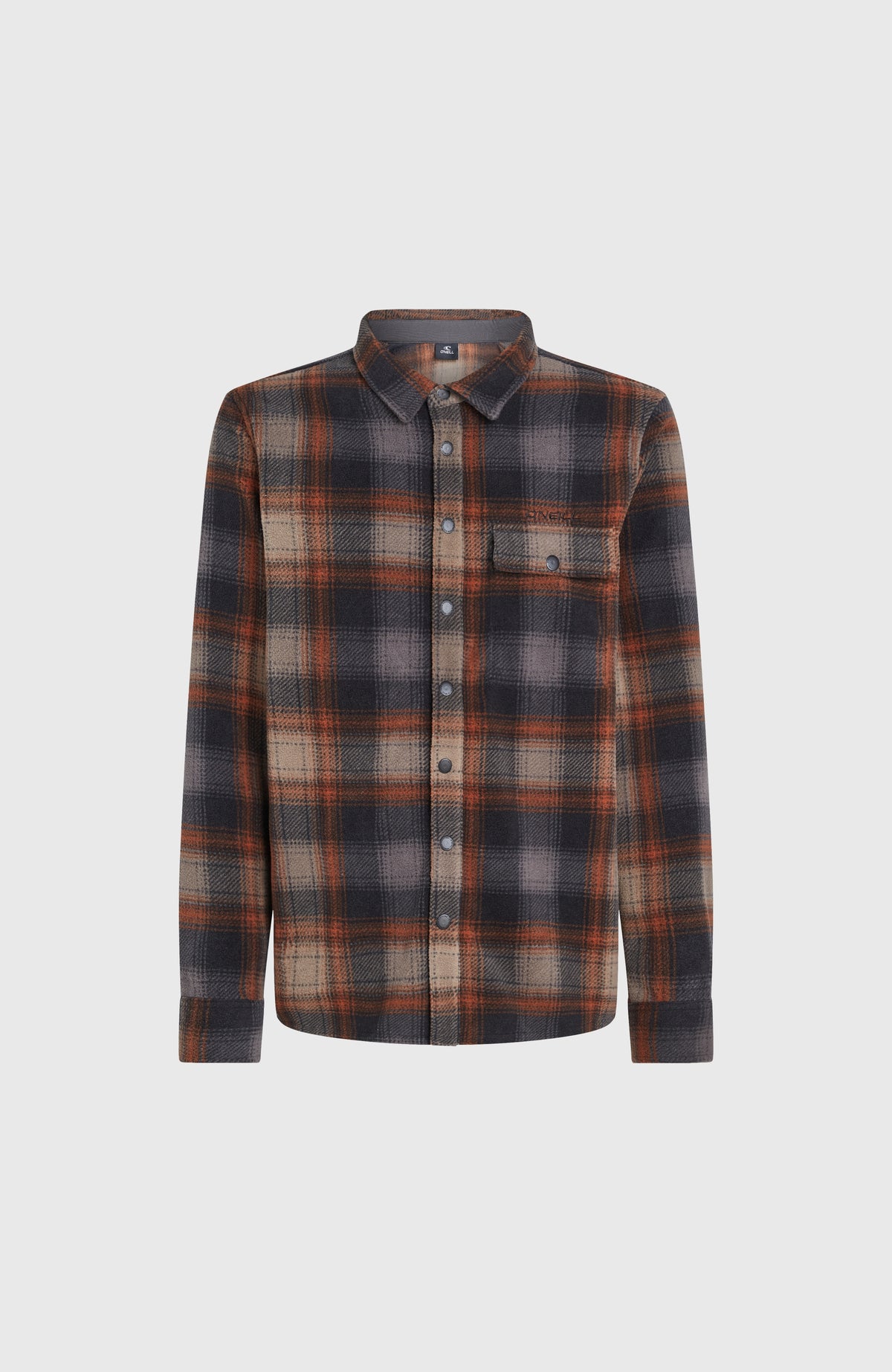 Chemise Superfleece | Grey Check Small