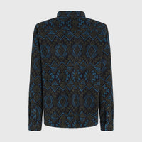 Chemise Superfleece | Black Retro Ikat