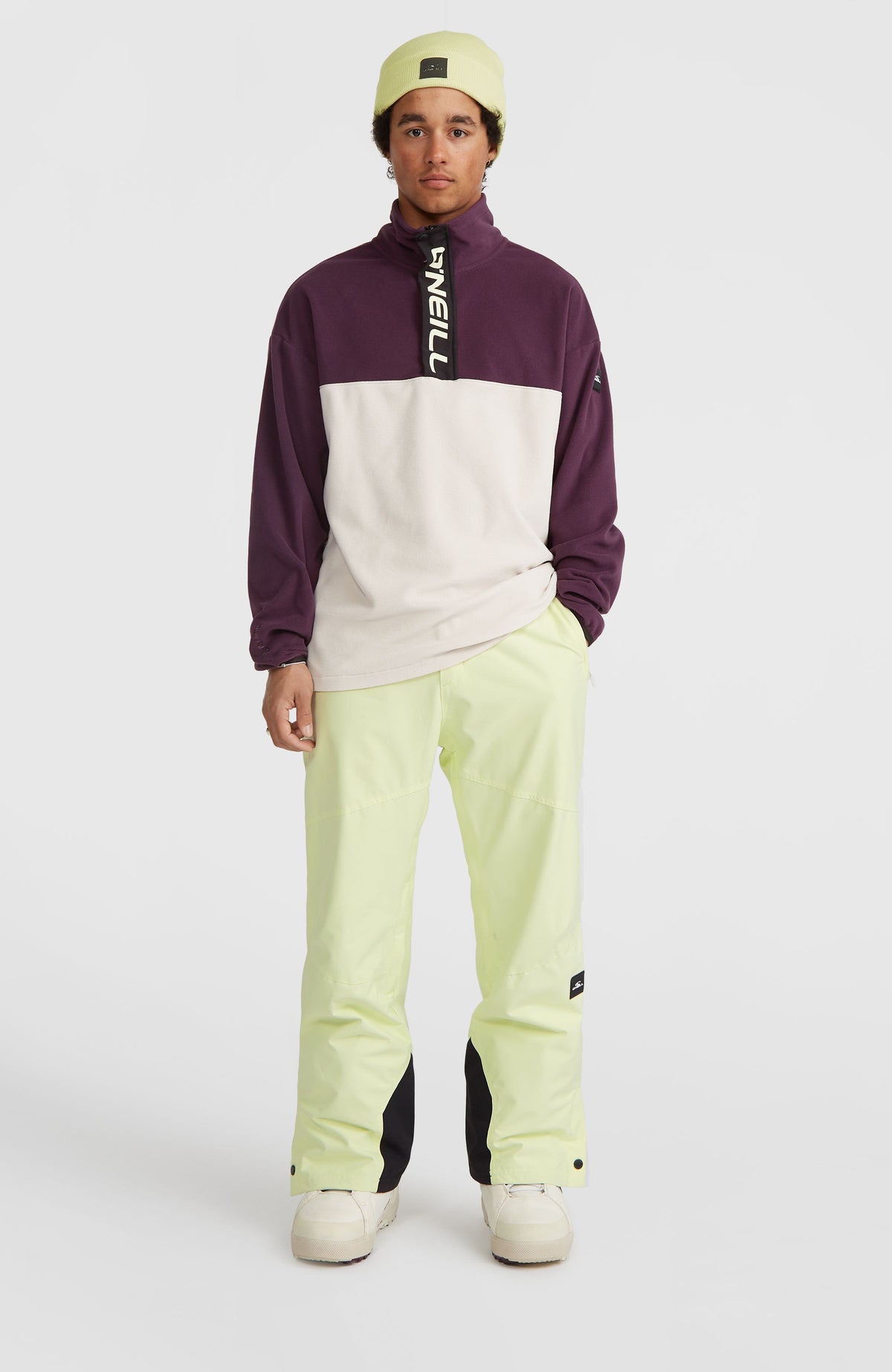 Polaire O'Riginals Polartec® 100 | Aubergine Colour Block