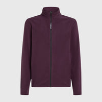 Polaire Jack's Polartec® 100 à zip intégral | Aubergine