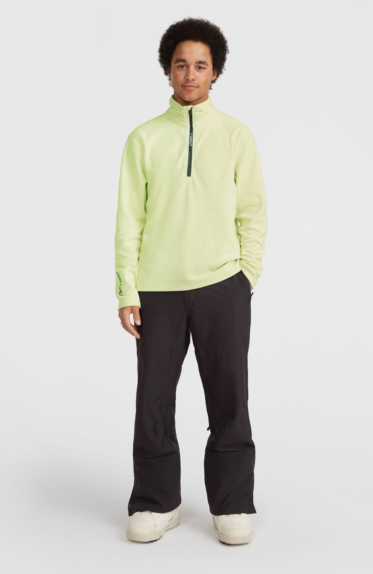 Polaire Jack's Polartec® 100 à col demi-zip | Lime Wash