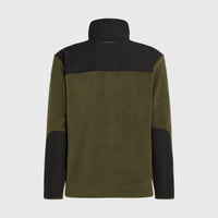 Polaire Utility Polartec® 200 à zip intégral | Forest Night Colour Block