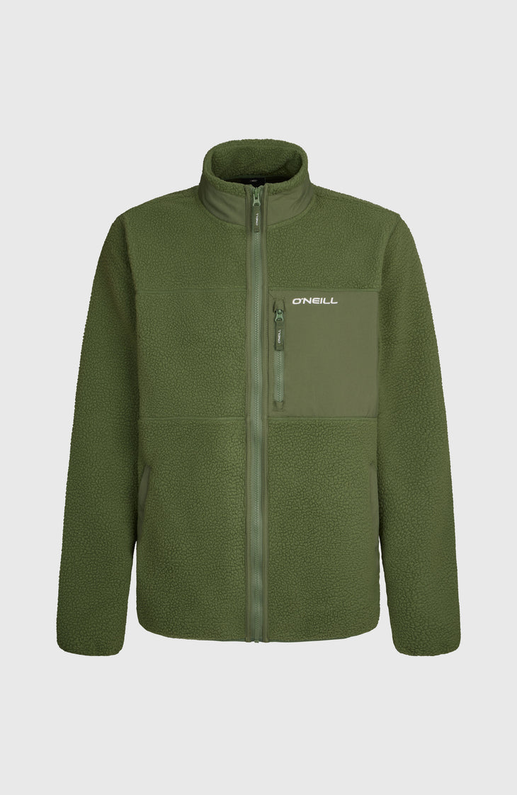 Polaire à poils longs et zip intégral Must-Have | Surface Algae