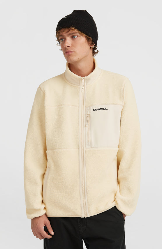 Polaire à poils longs et zip intégral Must-Have | Macaron