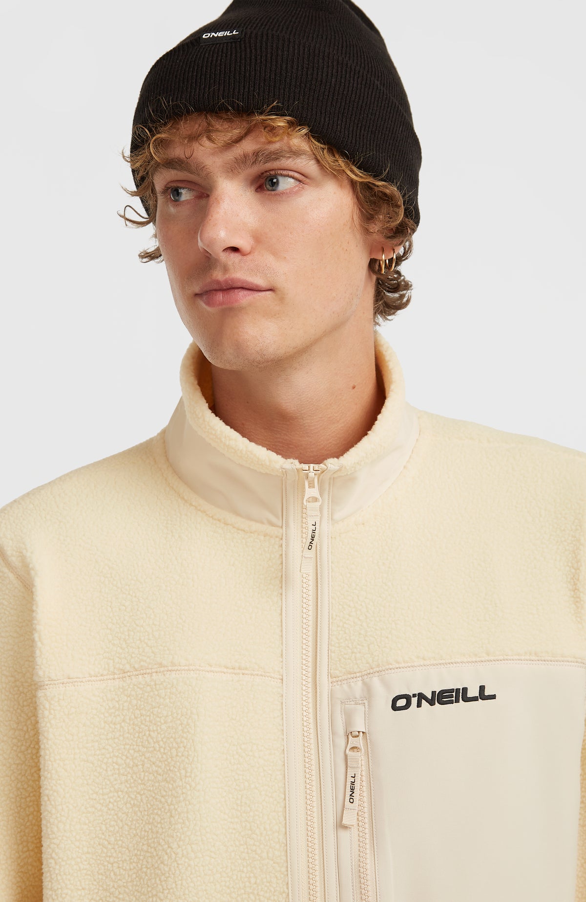 Polaire à poils longs et zip intégral Must-Have | Macaron