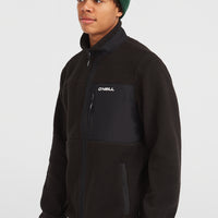 Polaire à poils longs et zip intégral Must-Have | Black Out
