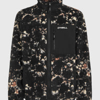 Polaire à poils longs et zip intégral Must-Have | Black/Beige Quarry