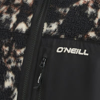 Polaire à poils longs et zip intégral Must-Have | Black/Beige Quarry