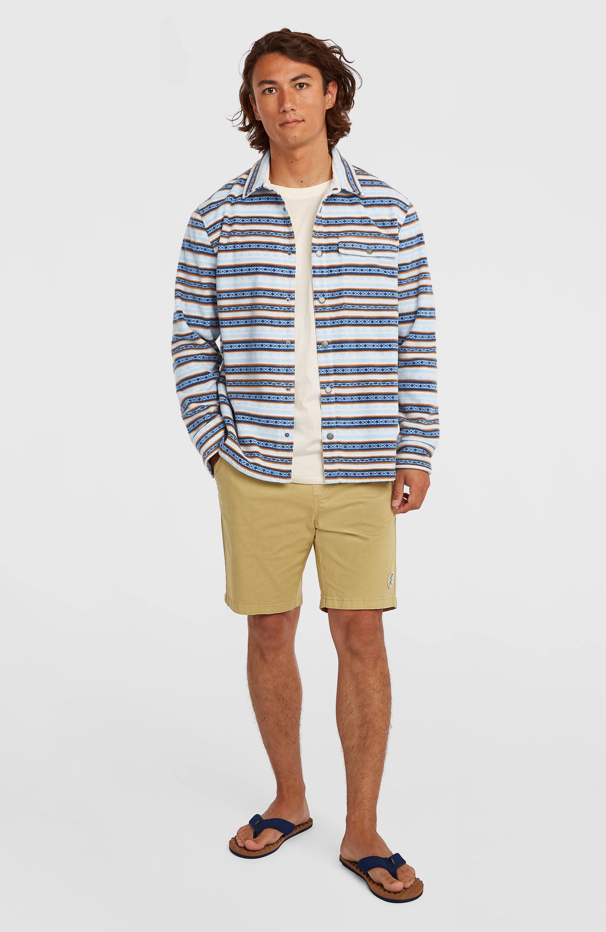 Chemise superfleece O'Riginals | Blue Originals Hstripe
