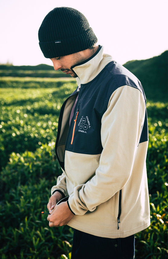 Polaire hyperfleece à zip intégral FWC'Peak Polartec® | Olive Blush Colour Block