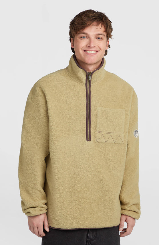 Polaire à col demi-zip O'Riginals | Olive Blush