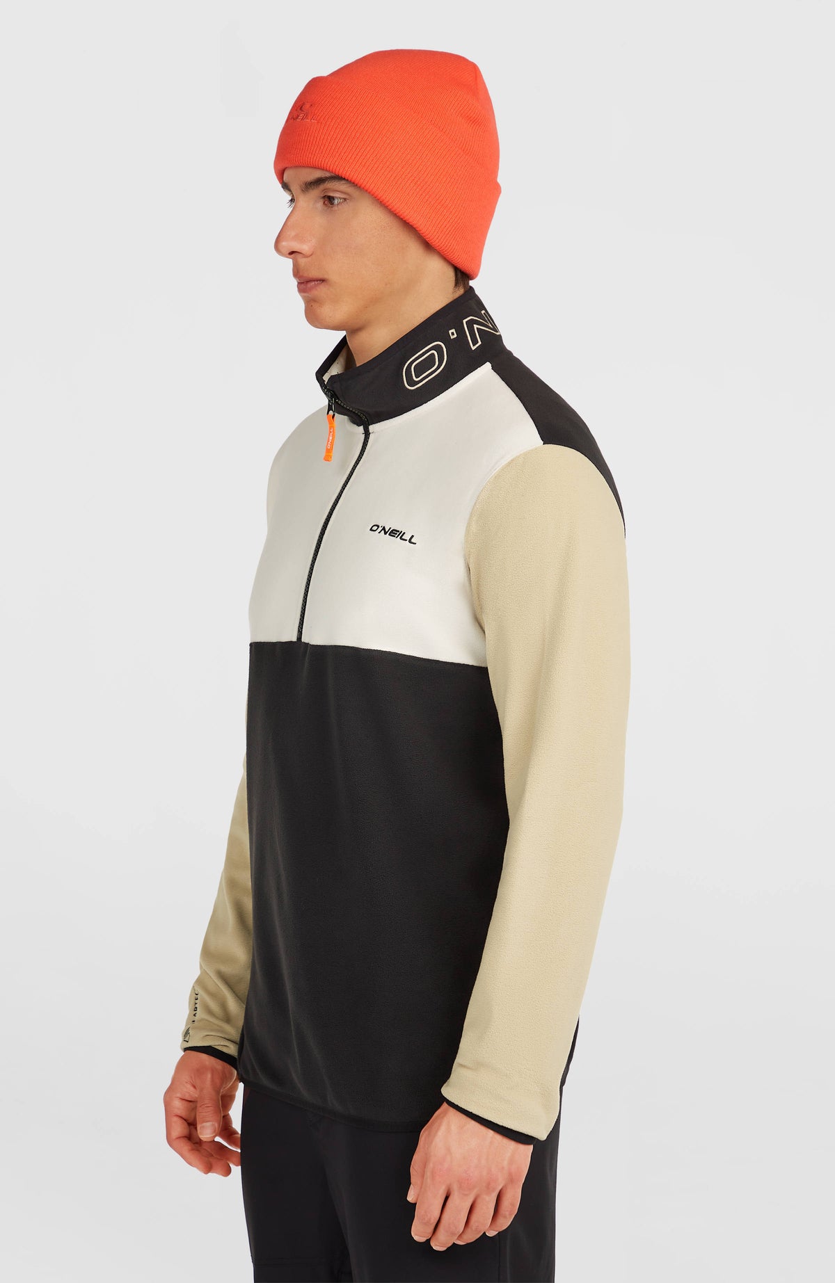 Polaire à col demi-zip FWC'Cruz Triple Polartec® | Linen White Colour Block