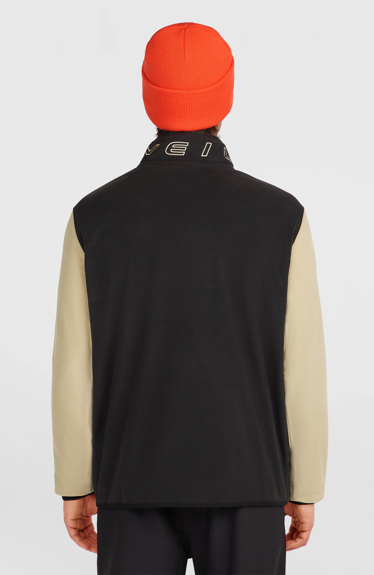 Polaire à col demi-zip FWC'Cruz Triple Polartec® | Linen White Colour Block