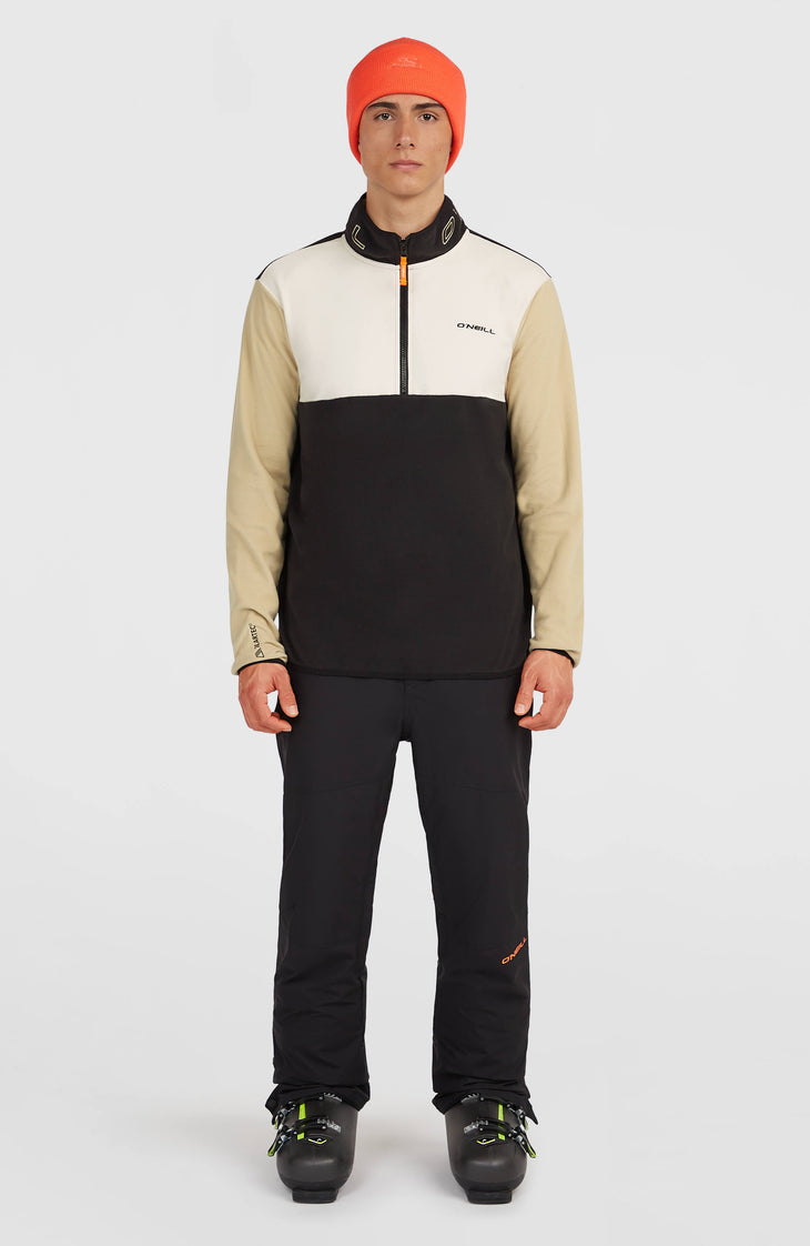 Polaire à col demi-zip FWC'Cruz Triple Polartec® | Linen White Colour Block