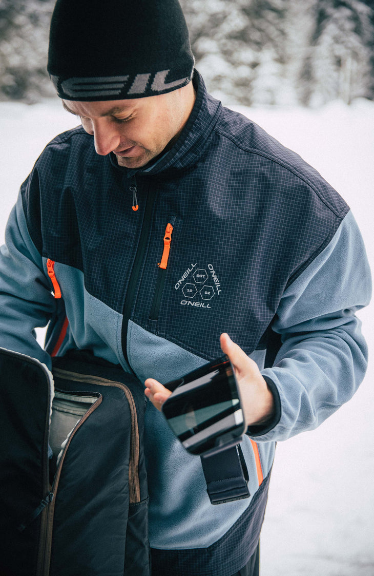Polaire hyperfleece à zip intégral FWC'Peak Polartec® Fire | Murky Water Colour Block