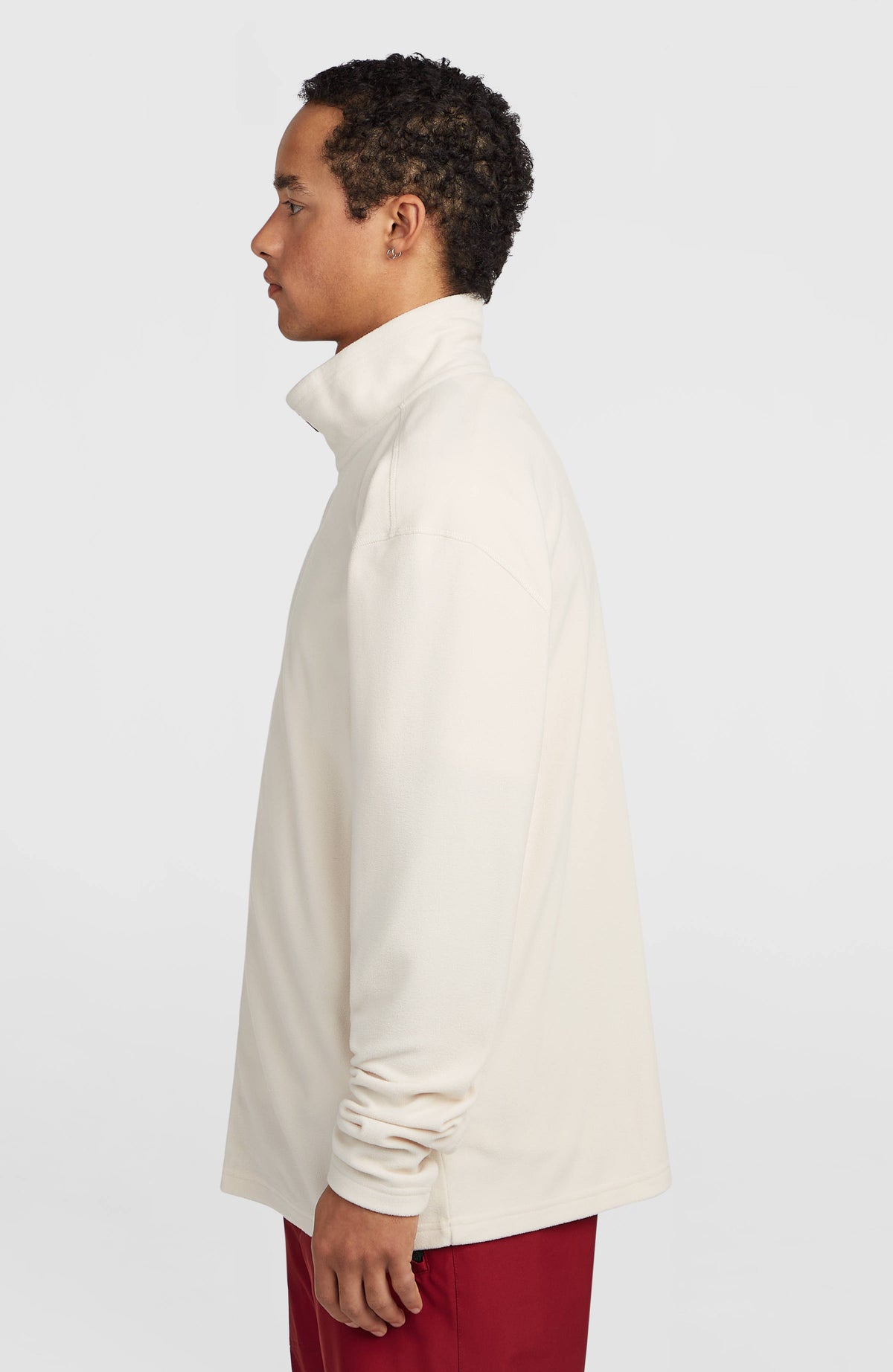 Polaire à zip intégral FWC'Cruz Jack's Polartec® | Linen White