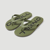 Tongs à logo Profile | Deep Lichen Green