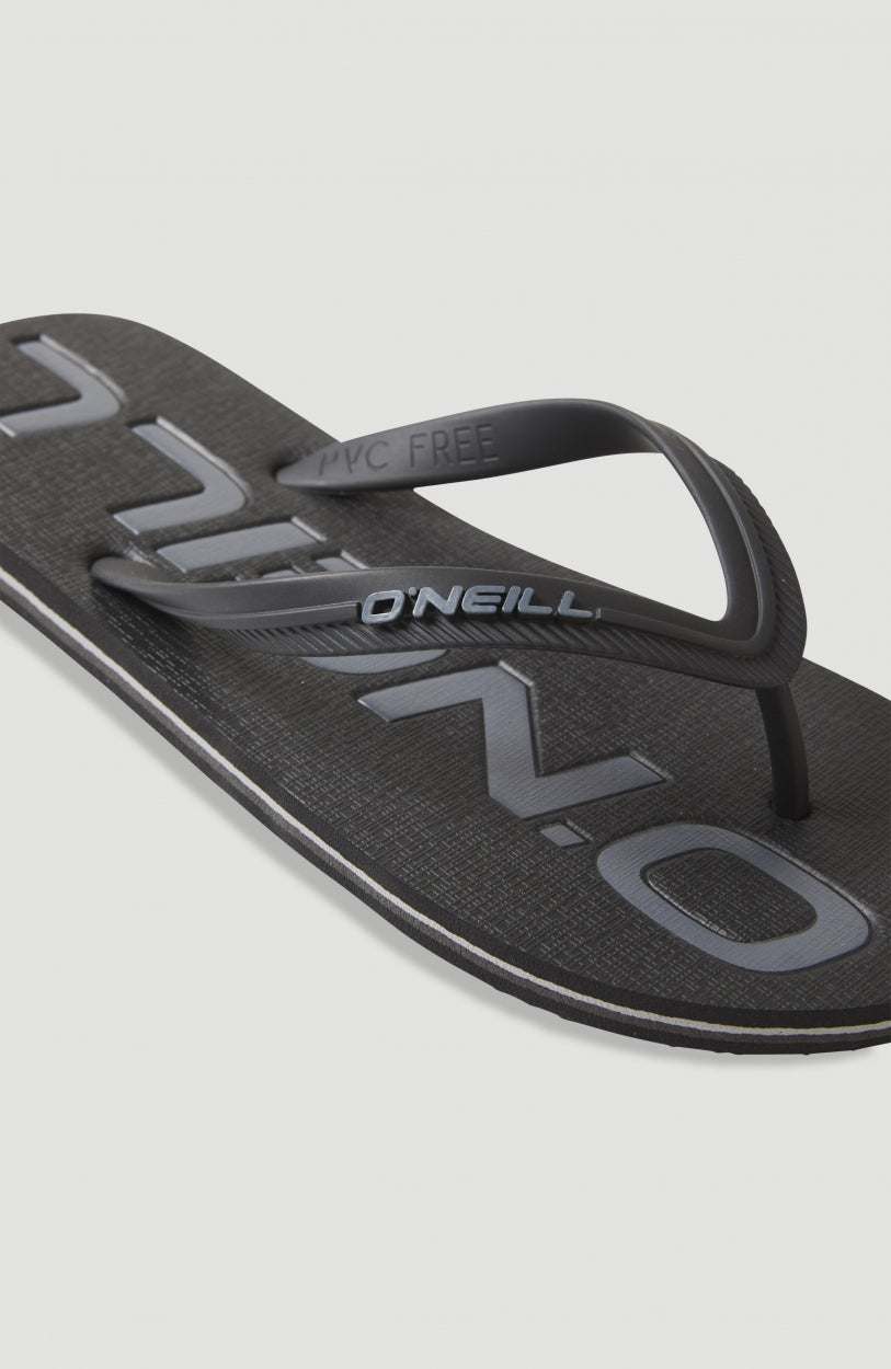 Tongs à logo Profile | Black Out