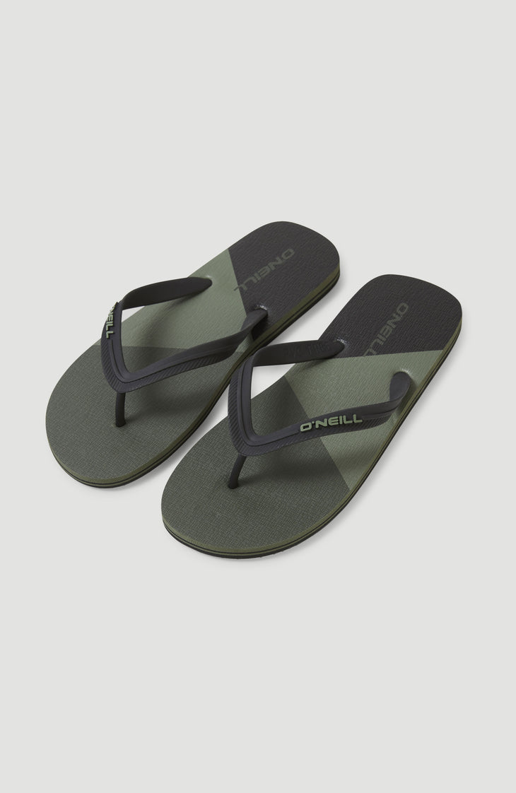 Sandales Profile Color Block | Deep Lichen Green Colour Block