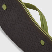 Tongs Profile Graphic | Green Dusty Flower