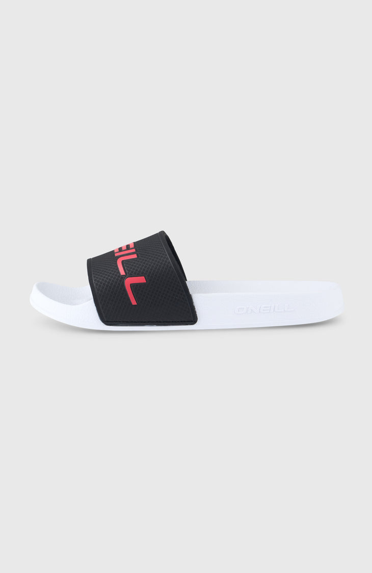Claquettes à logo | Black Out Colour Block