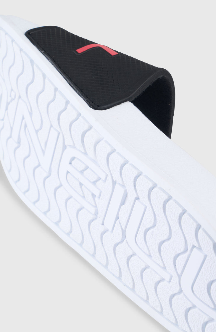 Claquettes à logo | Black Out Colour Block