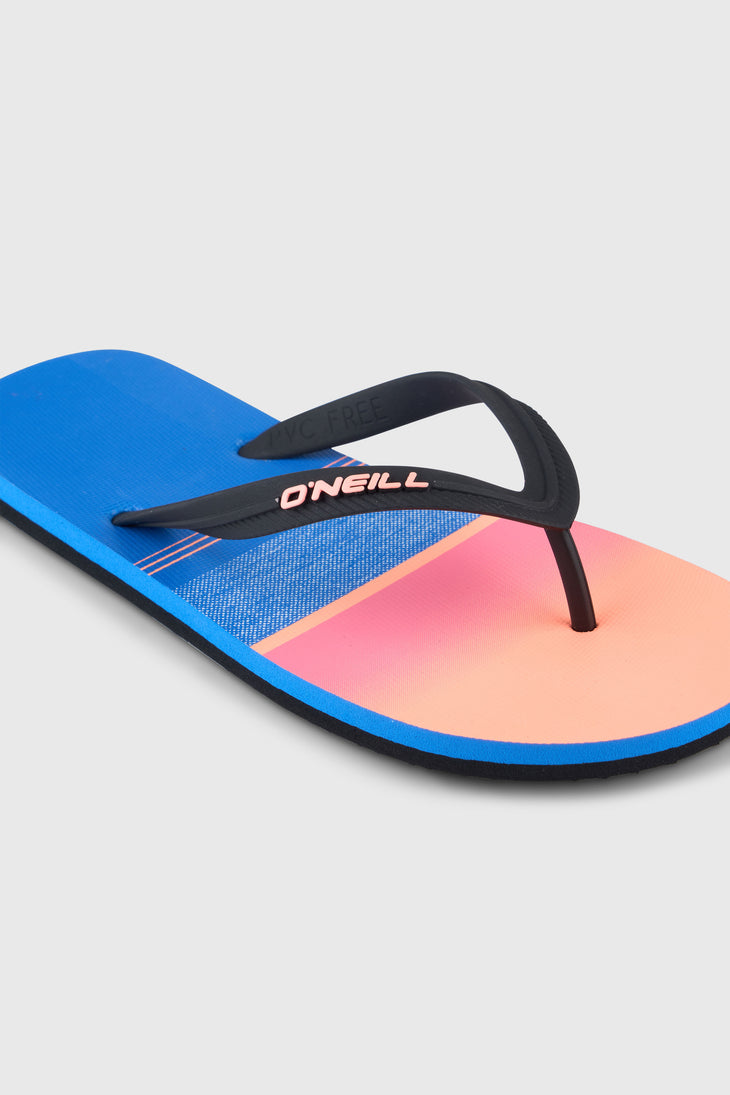 Tongs Profile Graphic | Blue Gradient Stripe