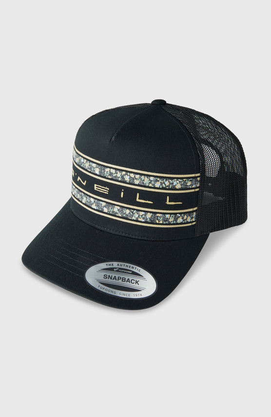 Casquette O'Neill Flower Trucker | Black Out