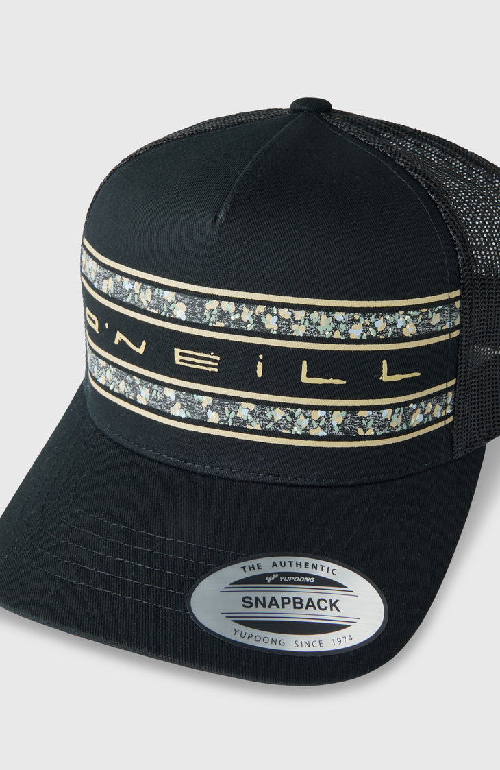 Casquette O'Neill Flower Trucker | Black Out