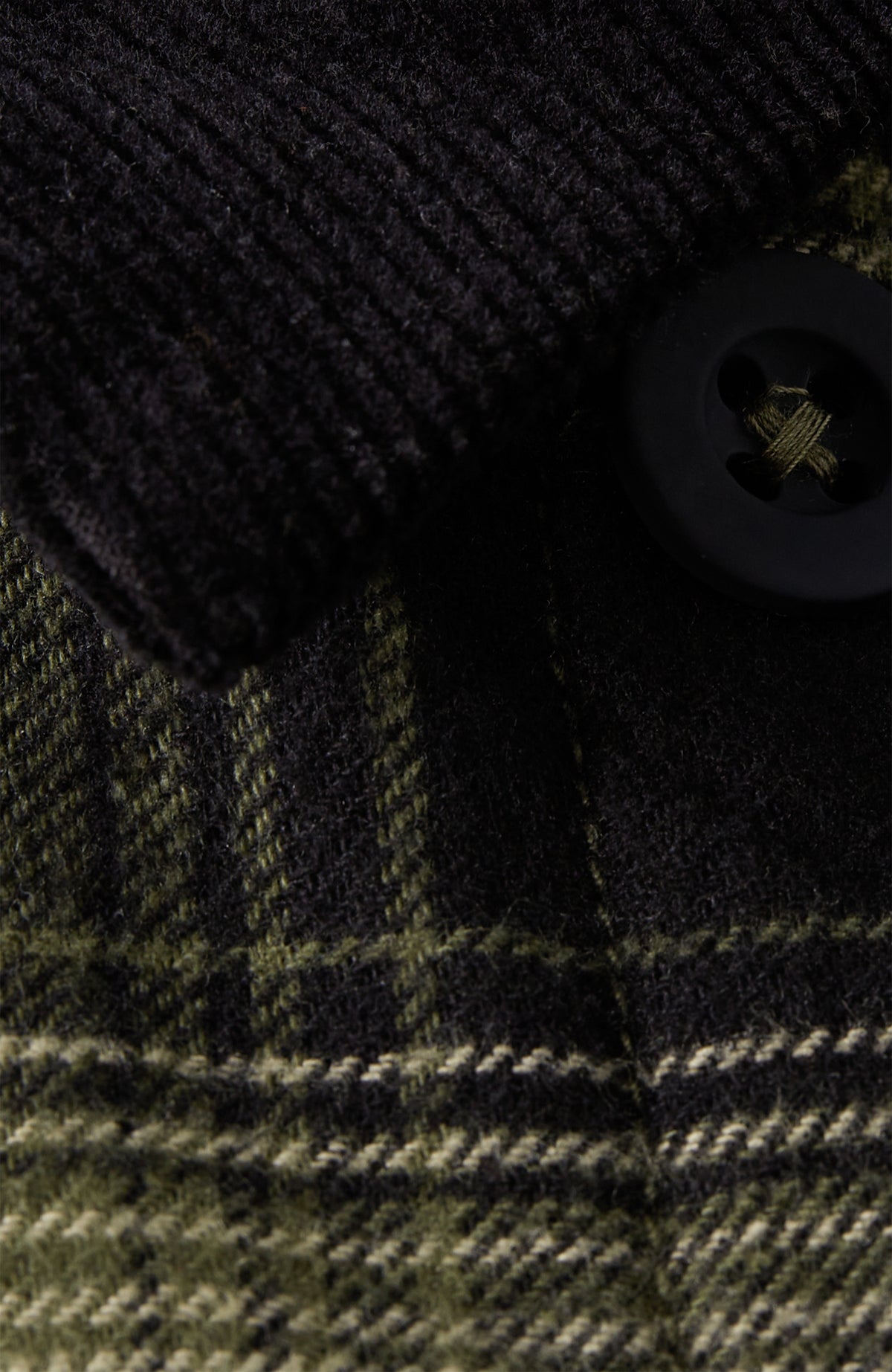 Veste doublée en polaire | Green Check Small