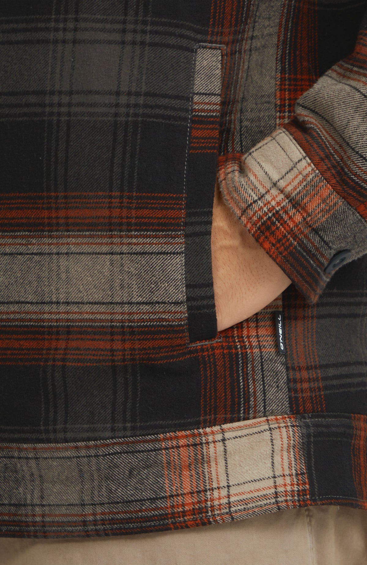 Veste doublée en polaire | Grey Check Small