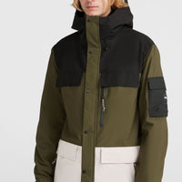 Veste de ski Utility Pro Hybrid | Forest Night Colour Block