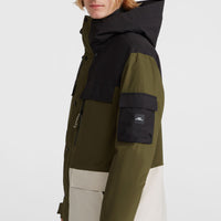 Veste de ski Utility Pro Hybrid | Forest Night Colour Block