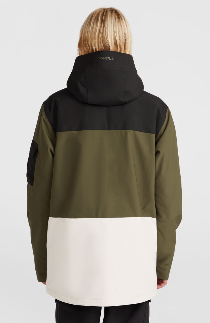 Veste de ski Utility Pro Hybrid | Forest Night Colour Block