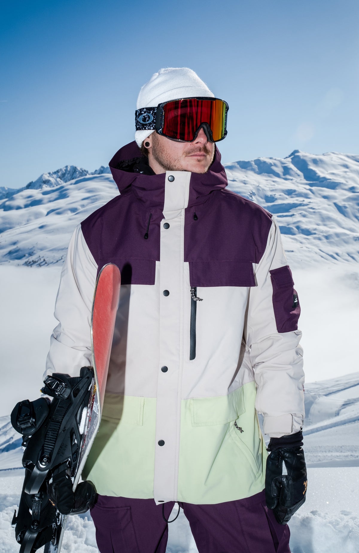 Veste de ski Utility Pro Hybrid | Atmosphere Colour Block