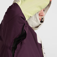 Veste de ski O'Riginals Hybrid | Aubergine Colour Block