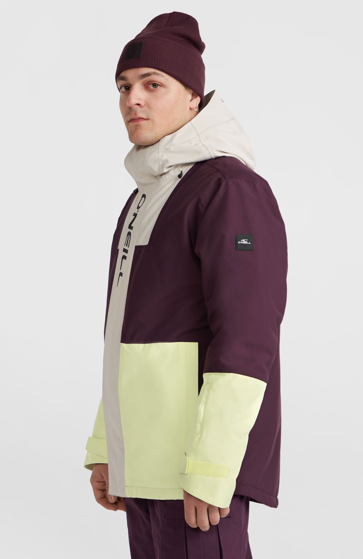 Veste de ski O'Riginals Hybrid | Aubergine Colour Block