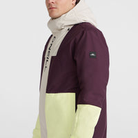 Veste de ski O'Riginals Hybrid | Aubergine Colour Block