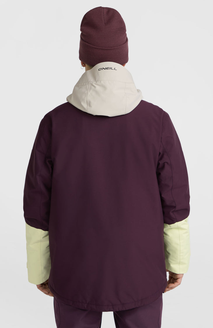 Veste de ski O'Riginals Hybrid | Aubergine Colour Block