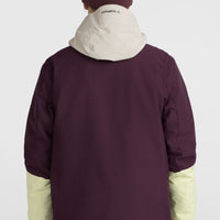 Veste de ski O'Riginals Hybrid | Aubergine Colour Block