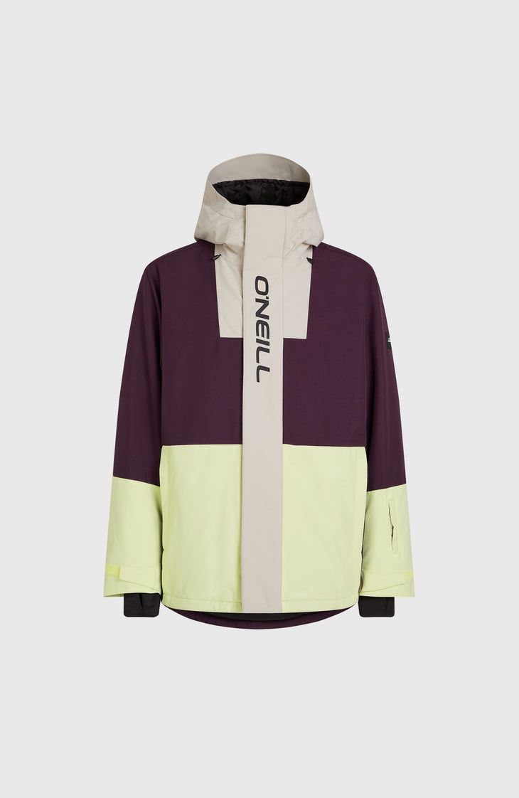 Veste de ski O'Riginals Hybrid | Aubergine Colour Block
