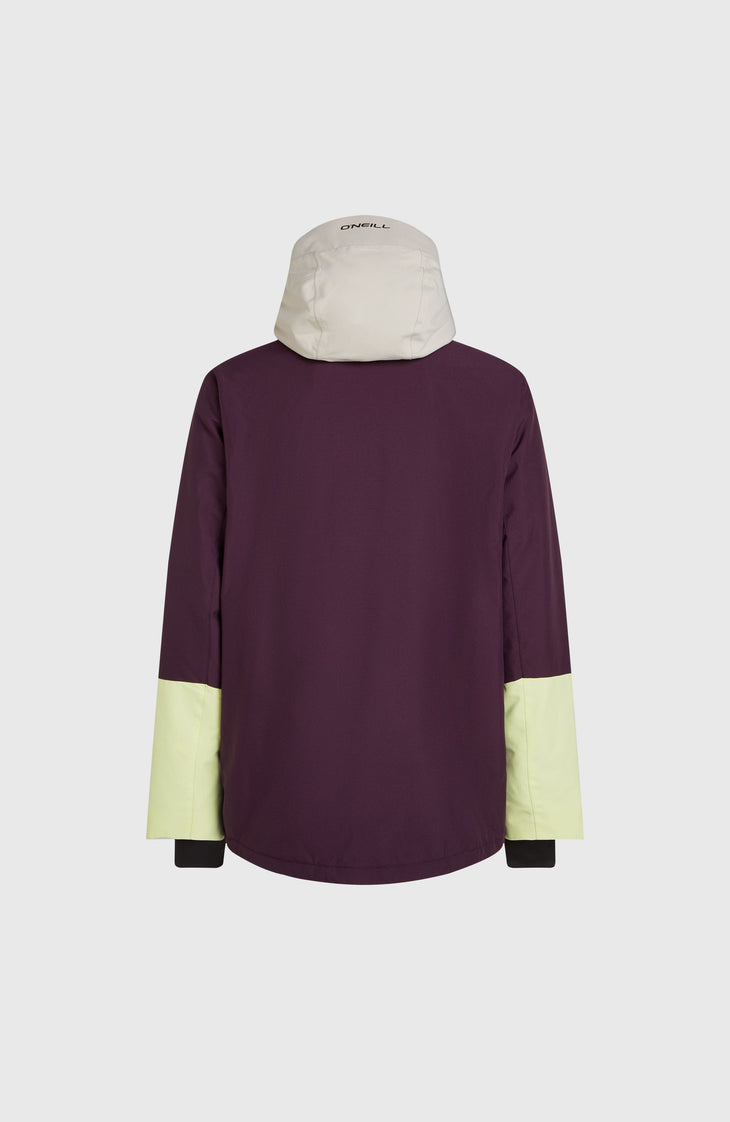 Veste de ski O'Riginals Hybrid | Aubergine Colour Block