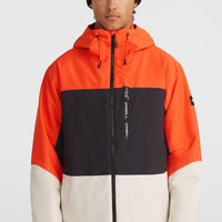 Veste de ski Carbonite | Paprika Flame Colour Block