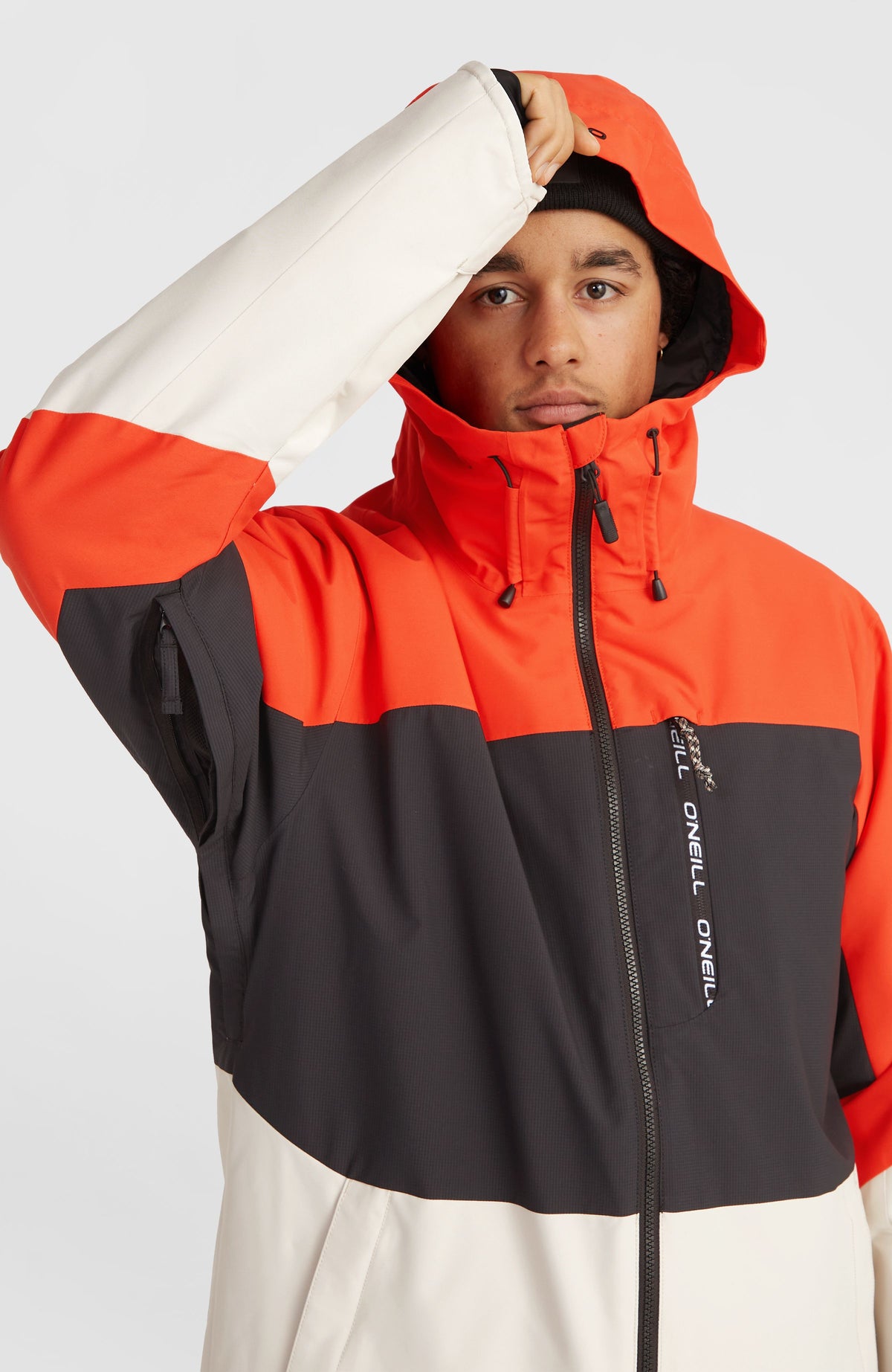 Veste de ski Carbonite | Paprika Flame Colour Block
