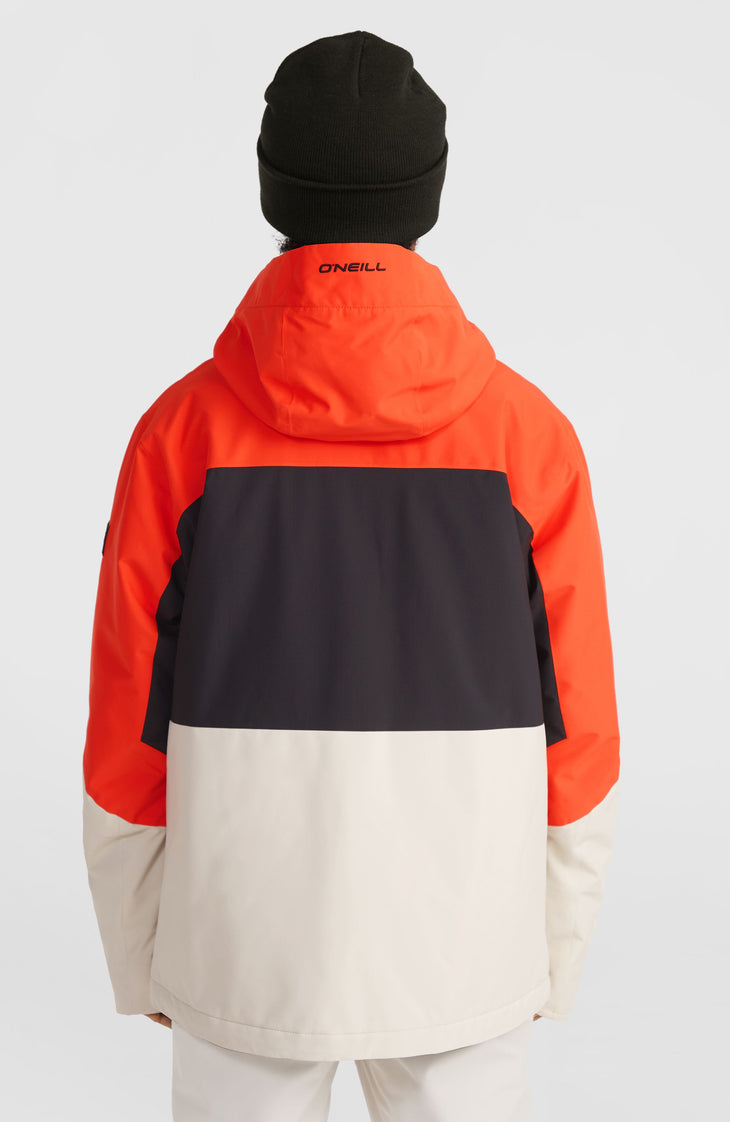 Veste de ski Carbonite | Paprika Flame Colour Block