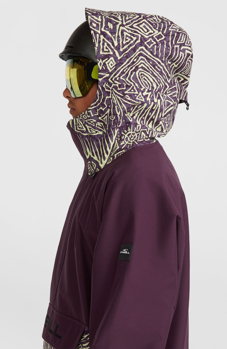 Veste de ski O'Riginals Anorak | Dark Purple Sketcheritage