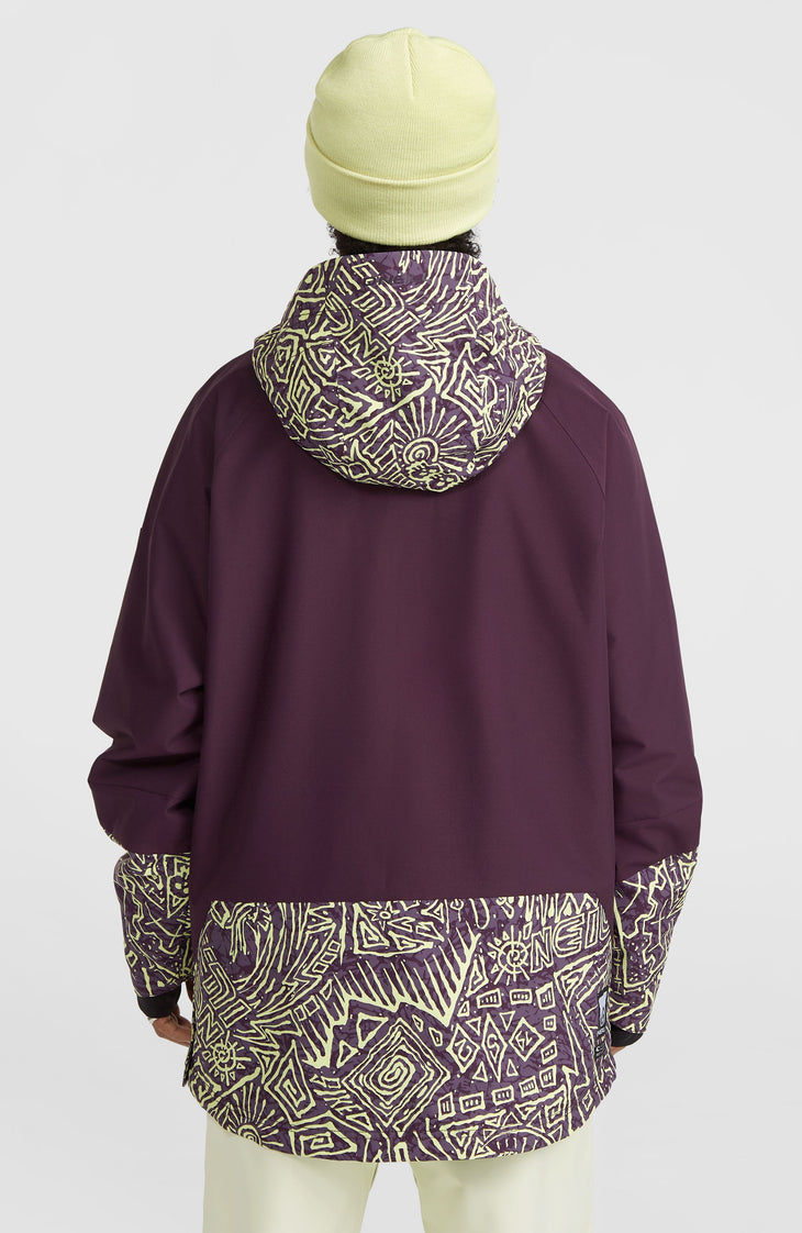 Veste de ski O'Riginals Anorak | Dark Purple Sketcheritage