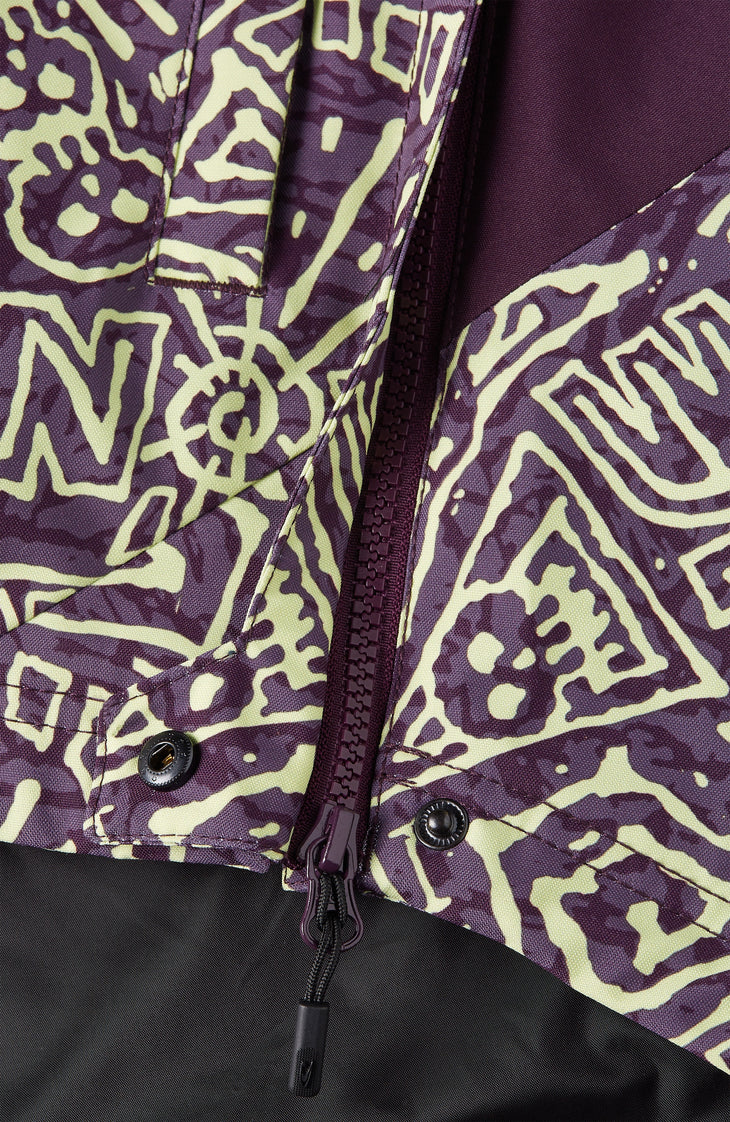 Veste de ski O'Riginals Anorak | Dark Purple Sketcheritage