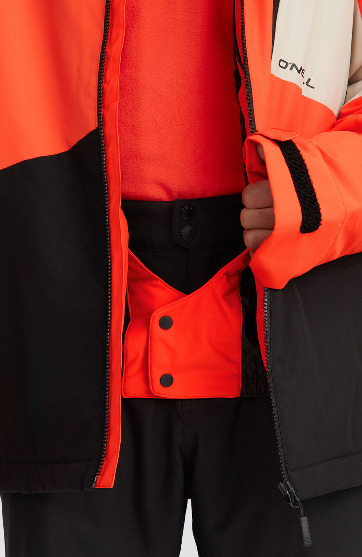 Veste de ski Hammer Block | Paprika Flame Colour Block