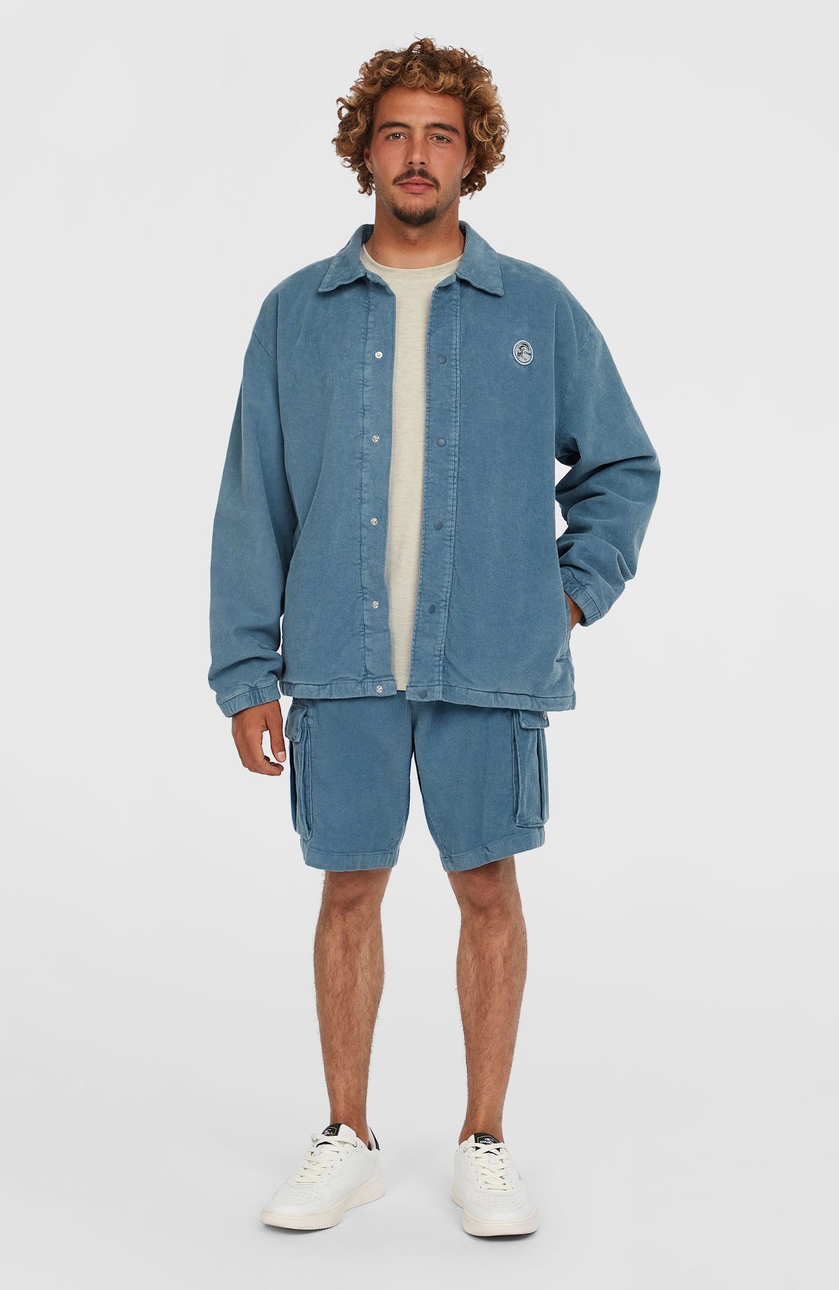 Veste Cord Coach | Copen Blue